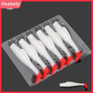 Heabety 6 cái mồi mềm TPR Mồi Câu Cá cao su 8 cm Mồi câu cá mồi silicon mới