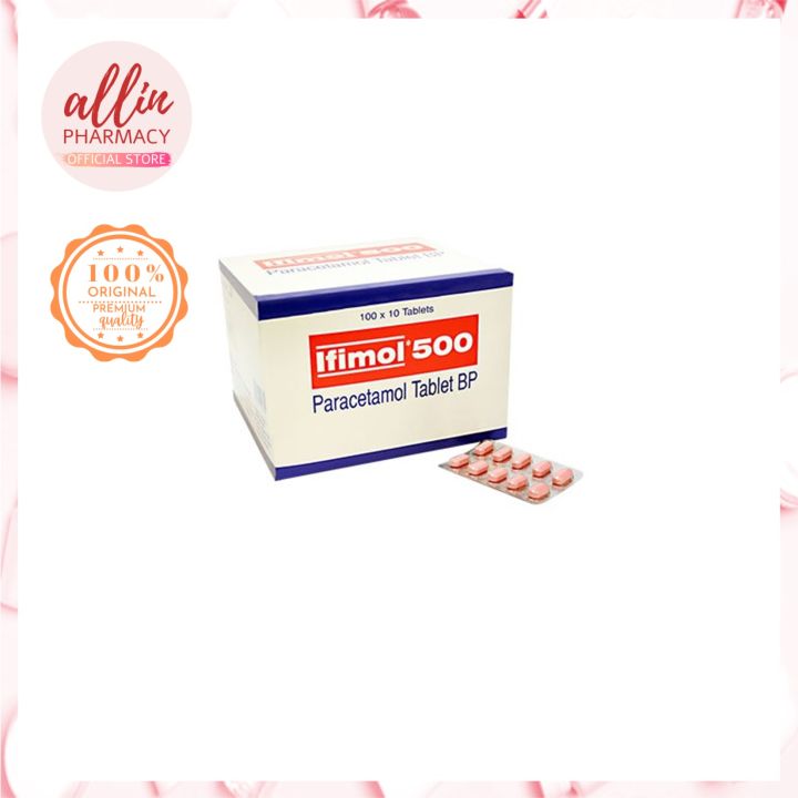 Ifimol (Paracetamol) 500mg tablets 10s [1 Strip] (EXP 02/28) | Lazada