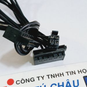 Cáp 4 Pin ra Sata (Mini 4 Pin ra 2 Sata) / Cáp 6 pin ra Sata (Mini 6 pin ra 2 Sata) - Cáp dài 45Cm