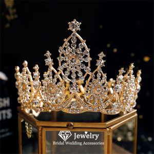CC Vintage Crowns Women Hair Accessories Wedding Hairbands Engagement Jewelry Bridal Dress Mini Crown Luxury Diadems Gift HG1269