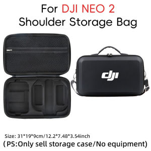 Lasvea Portable Bag For DJI NEO 2 Storage Host Storage Bag for DJI Neo2 PU Handheld Shoulder Bag