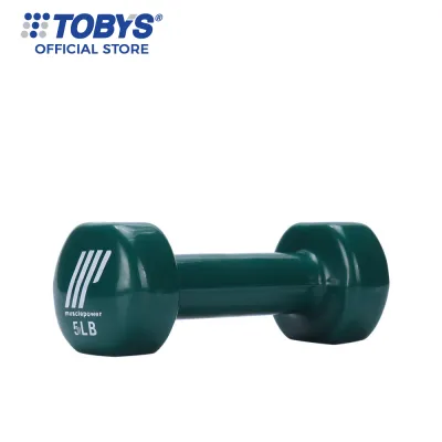 Tobys Sports Muscle Power Vinyl Dumbbell 5 LBS