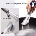 2in1 MULTIPURPOSE CLEANING BRUSH KITCHEN POT BRUSH SCRUB FLOOR BRUSH AUTOMATIC LIQUID FILLING DISH WASHING BRUSH BOWL PLATE BRUSH. 