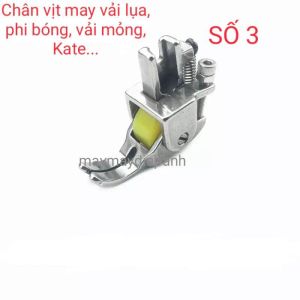 Chân vịt chống nhăn 1 bánh xe dùng cho máy may 1 kim công nghiệp