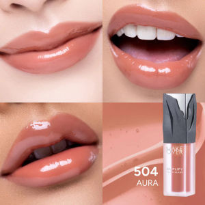 MAKE OVER Amplify Fluid Glass Lip Gloss 3.8g | Peptide Plump Glossy Shine Lip Balm