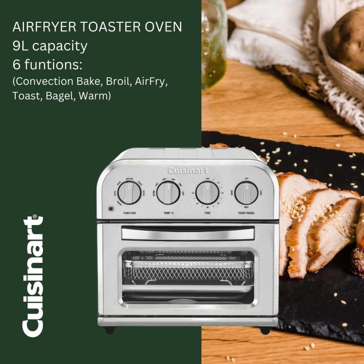 Cuisinart TOA-28PH Air Fryer Oven Temperature Controlled Air Fryer