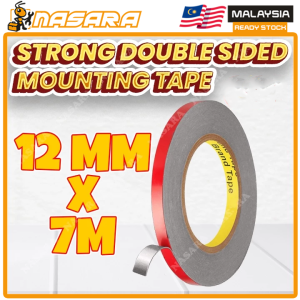 Nasara Scotch Strong Exterior Acrylic Foam Tape Double-Sided Adhesive Heavy Duty Mounting Tape Pita Pelekat