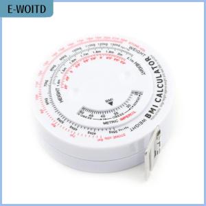【E-WOITD】 BMI Body Mass Index Retractable Tape 150cm Measure Calculator Diet Weight Loss Tape Measures Tools