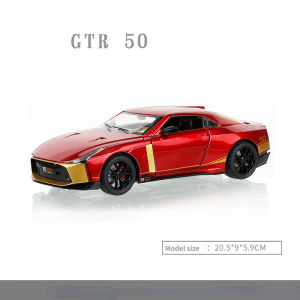 【WJ】Nissan 1:24/1:18 Nissan GTR simulation alloy car model sports car car model TIK TOK commemorative edition