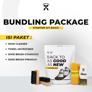 SVMMER SHOES CARE Paket Starter Kit Basic Shoe Cleaner Sabun Cuci Sepatu Pembersih Sneakers Cleaning