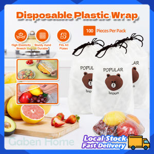 Disposable Food Plastic Wrap Balut Plastik Makanan Pelindung Makanan Food Grade Plastic Cover Preservation Keep Fresh Dustproof 一次性食物保鲜套