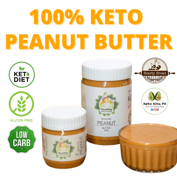 KETO APPROVED Roasted Peanut Butter 99 made of Peanuts Keto/Low