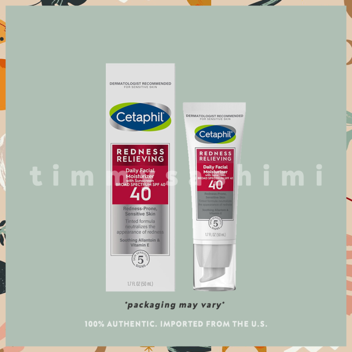 CETAPHIL Redness Relieving Daily Facial Moisturizer SPF40 50ml Lazada PH