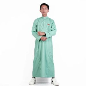 Jubah pria saudi premium | Baju gamis pria polos | Jubah gamis muslim pria dewasa lengan panjang