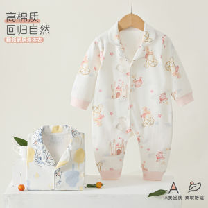 Baby autumn jumpsuit a Cotton-like baby pajamas spring and autumn style romper all-cotton baby clothes for autumn