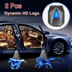 Đèn Chiếu HD Logo LED Cửa Xe Hơi Đèn Chào Mừng 2 Gói