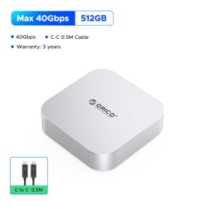 ORICO MiniMate External SSD Thunderbolt 4 40Gbps 3G in 1S Built-in Vortex Fan Compatible Mac OS Windows Linux Android With Storage