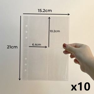 Ins A5 Binder 6 Holes Photo Album Postcard Stickers Organizer DIY Notebook Cover Photocard Collection