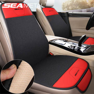 Flax Car Seat Cover Set Universal Linen Vehicle Seat Cushion Moisture-Proof Auto Seat Protector with Bucket Car Goods