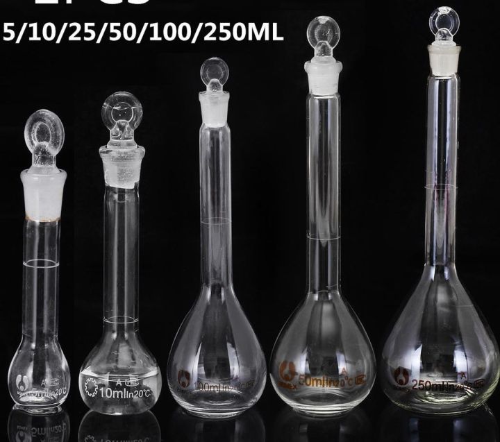 VOLUMETRIC FLASK FOR LABORATORIES (small volume) Lazada PH