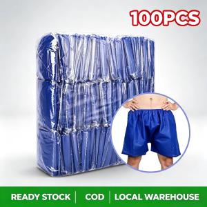COD 100pcs Disposable underwear mens shorts bath sauna massage sweat steam foot bath pants boxer pants
