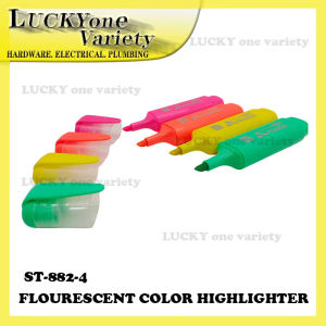 STYNO FLOURESCENT COLOR HIGHLIGHTER 4PCS IN SET ST-882-4