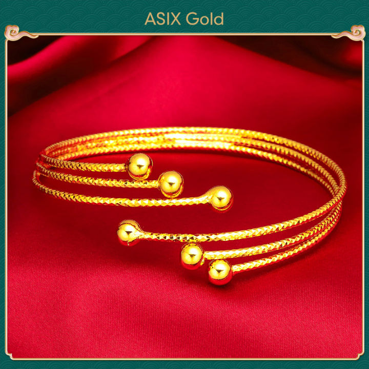 ASIX%20GOLD%20Original%20916%20Korea%20Gold%20Women's%20Bracelet%20Ring%20Set%20-%20Image%202