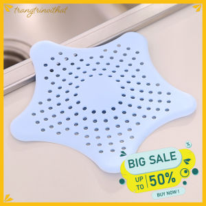 Nắp Chặn Lọc Rác B04 Bồn Rửa Bát Hình Ngôi Sao - Miếng Đậy Silicon Chặn Lông Tóc Bồn Tắm Rửa Mặt TTNTB04