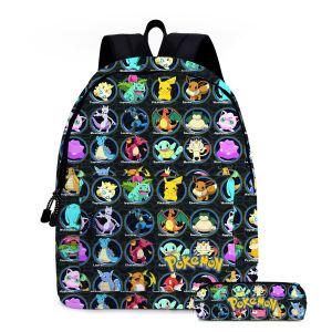 [Various Designs] Pokemon Pikachu Children Kids School Bag Backpack & Pencil Case Set