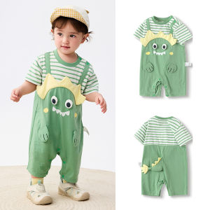 balabala Baby Romper Newborn Outdoor Bodysuit Crawling Outfit Summer 2025