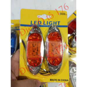 COMBO 2 bóng đèn led sườn ô tô xe tải 6568 6 mắt led siêu sáng siêu đẹp. Điện 12v và 24v dùng chung