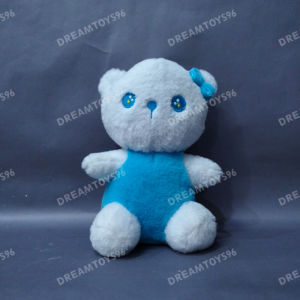 Boneka Bear Sit Animal Baby Bear Beruang Pita Polos Ukuran S