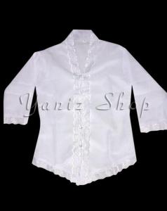 Atasan seragam baju / kebaya warna putih anak SD perempuan/sekolah/adat