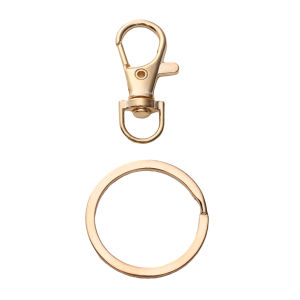 Hợp kim kẽm + Móc khóa kim loại Set kim loại Dog clip móc chìa khóa