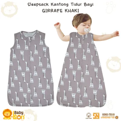 BABYLEON Selimut Bayi Sleep Sack 0-3Th Kantong Tidur Bayi Balita Newborn GY-228 Bedong Bayi 100% Katun Sleep Sack Bayi Selimut Bayi Terbuka Ritsleting Matras Sprei Kantong Tidur Bayi Bedong Instan Selimut Bayi Instan