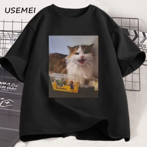 [Local Stock] HBESTY  Forsaken Skin 007n7 Love Cat T Shirt Men Women Game Cosplay Tshirt Funny Graphic Tees Cotton Short Sleeve Round Neck T-shirt