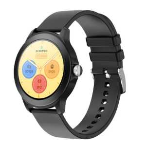 Jam tangan Wanita Digitec Smartwatch Nova tali silicon/rubber bulat digital original