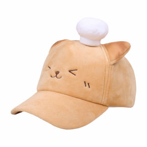 CHARMST Comfortable Cherry Baseball Cap Plush Cute Sweet Bear Sun Protection Cap Cosplay Adjustable Cartoon Cat Duckbill Cap Daily