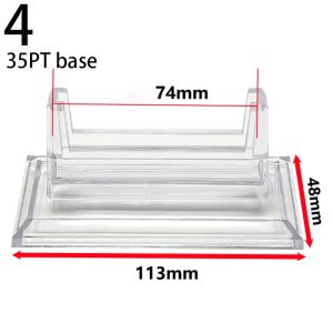 MMLUCK Nhựa cứng Ví đựng thẻ từ 35pt Acrylic Bảo vệ thẻ Bộ hỗ trợ thẻ Chống tia UV Bao Đựng Thẻ ngôi sao thể thao Thẻ ảnh thần tượng