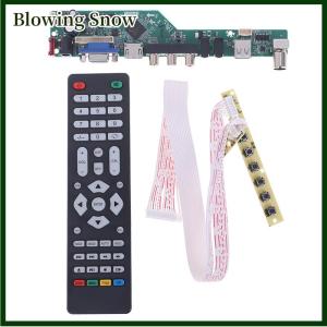 Blowing T.SK106A.03 Universal LCD TV Controller Driver Board V53 analog TV motherboard