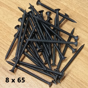8x65 (2-1/2 inches) Wood Screw • Black Screw • Gypsum Screw •Black Drywall Screws•
