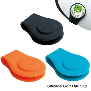 FEE YUE Golf Training Aids Removable Attaches Silicone For Ball Marker ic Golf Ball Marker Golf Hat Clip Golf Cap Clip Ball Marker Holder