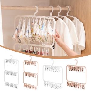 MKEB ไร้รอย คลิปหนีบถุงเท้า คลิป18/26 ถอดออกได้ ราวตากเสื้อผ้า  กันลม ที่แขวนที่แขวน สำหรับการอบแห้งชุดชั้นในผ้าขนหนูถุงเท้าเสื้อผ้าเด็ก