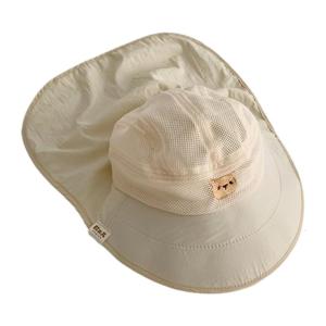 Baby Fisherman Hat Quick Drying Kids Mesh Bucket Hat Toddler Sun Protective Fisherman Hat Neck Flap Hat Child Accessory