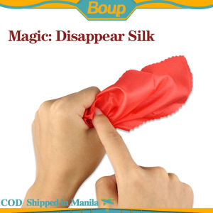 1pcs Disappearing Silk Fake Thumb Tip Magic Trick Reality Magician Finger With Red Silk Magic Props