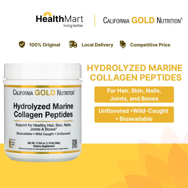 [SG] California Gold Nutrition, Hydrolyzed Marine Collagen Peptides