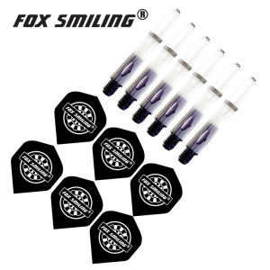 6pcs Darts Pin Flights With 6pcs Nylon 2BA Darts Shafts Dart Accessories