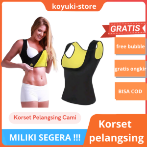 Korset Slimming Suit Rompi Baju Hot Shaper Hotshaper Cami Camisole Kamisol Neotex Pelangsing Perut