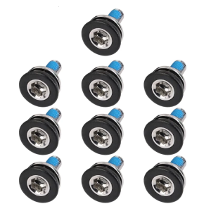 Bike Bolts Set 10Pcs Inner Hexagon Threaded Screws Screw Lock 8 Thread Waterproof Sandproof Bicycles Crank Screws