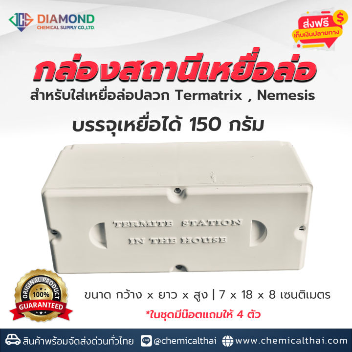 กล่องสถานีเหยื่อปลวกอเนกประสงค์ รองรับ Wisdom, Nemesis, Termatrix